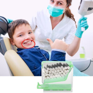 Cotton Roll Dispenser for easy dispensing of cotton rolls
