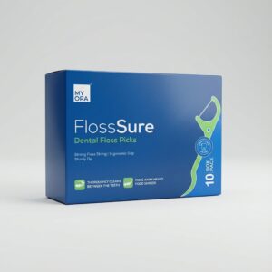 MyOra FlossSure Dental Floss Picks – Pack Of 10 (50 Picks/Pack)